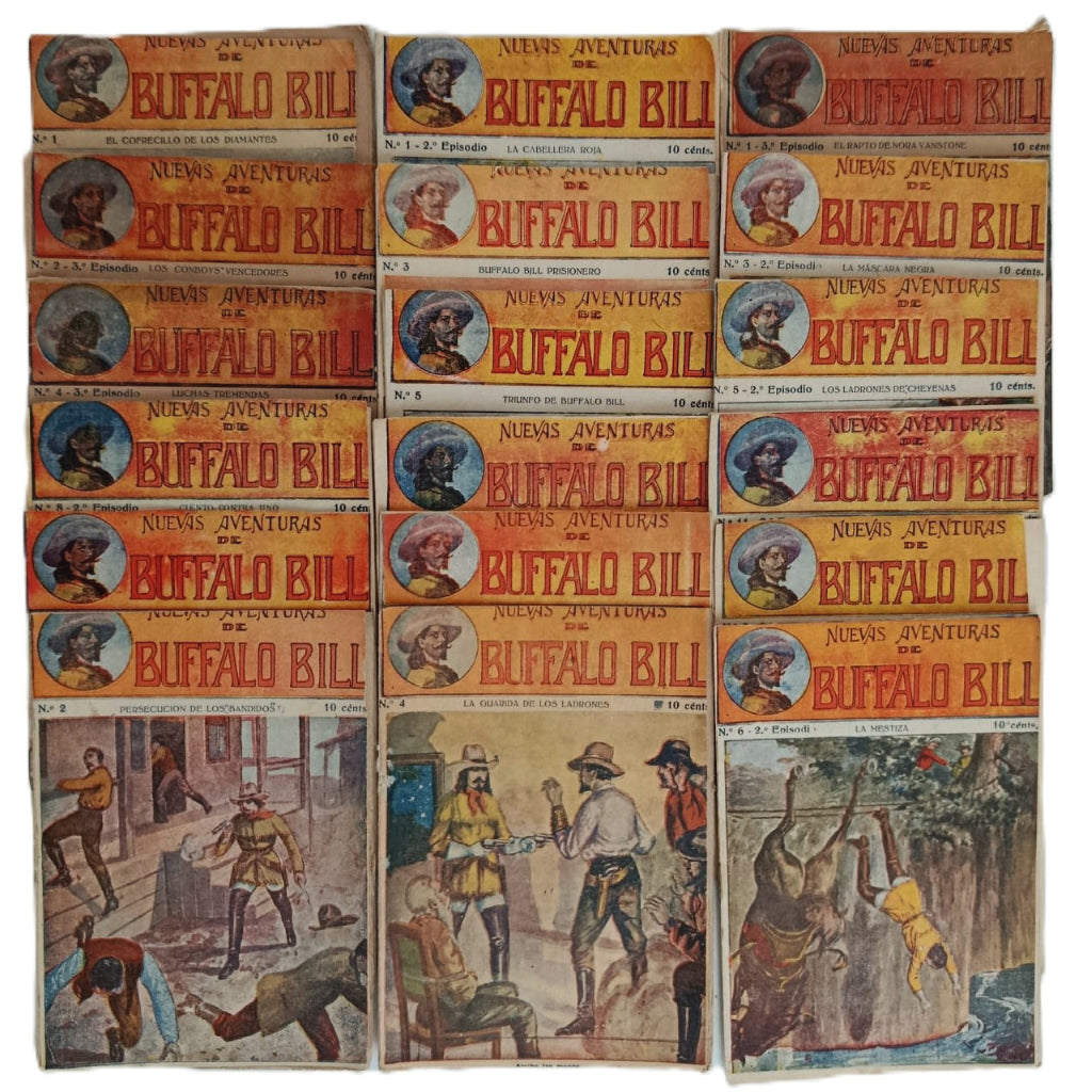 LOTE 18 CUADERNOS "NUEVAS AVENTURAS DE BUFFALO BILL"