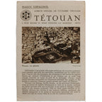 MAROC ESPAGNOL. TÉTOUAN. A DEUX HEURES ET DEMIE D'EUROPE PAR ALGECIRAS- CEUTA (Folleto turístico años 30)