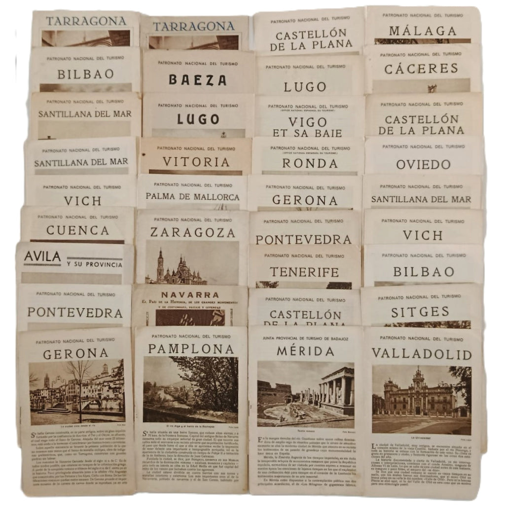 LOTE 38 FOLLETOS PATRONATO NACIONAL DEL TURISMO (PNT) - AÑOS 20/30