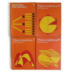 LOTE 4 LIBROS MATEMÁTICAS EGB (5º, 6º, 7º Y 8º) 1978/79
