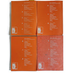 LOTE 4 LIBROS MATEMÁTICAS EGB (5º, 6º, 7º Y 8º) 1978/79