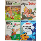 4 CÓMICS ASTÉRIX: Astérix en Bretaña/ La Gran Zanja/ El Hijo de Astérix/ La Rosa y la Espada