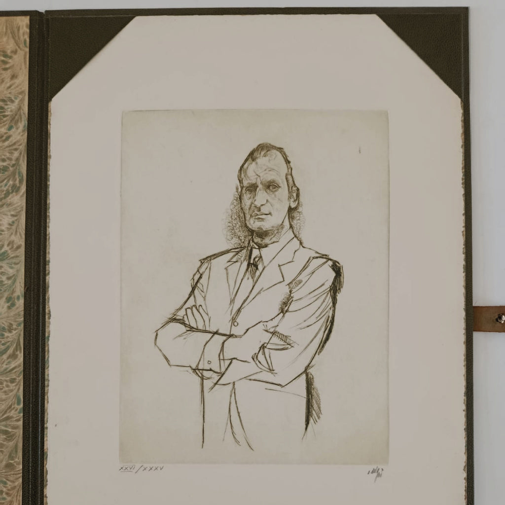 ÁLVARO DELGADO: RETRATO DE S.M. EL REY JUAN CARLOS I - GRABADO ORIGINAL- EDICIÓN 35 EJEMPLARES
