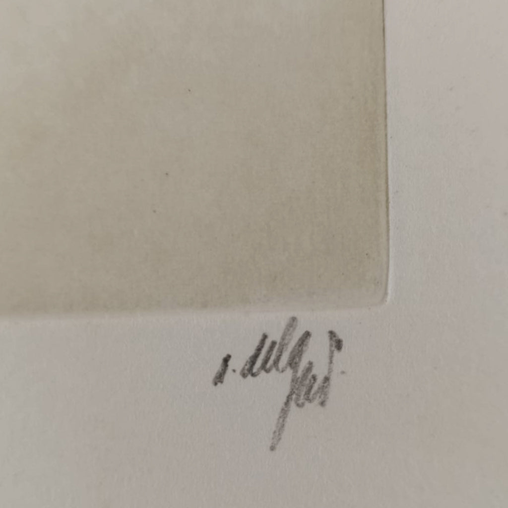 ÁLVARO DELGADO: RETRATO DE S.M. EL REY JUAN CARLOS I - GRABADO ORIGINAL- EDICIÓN 35 EJEMPLARES