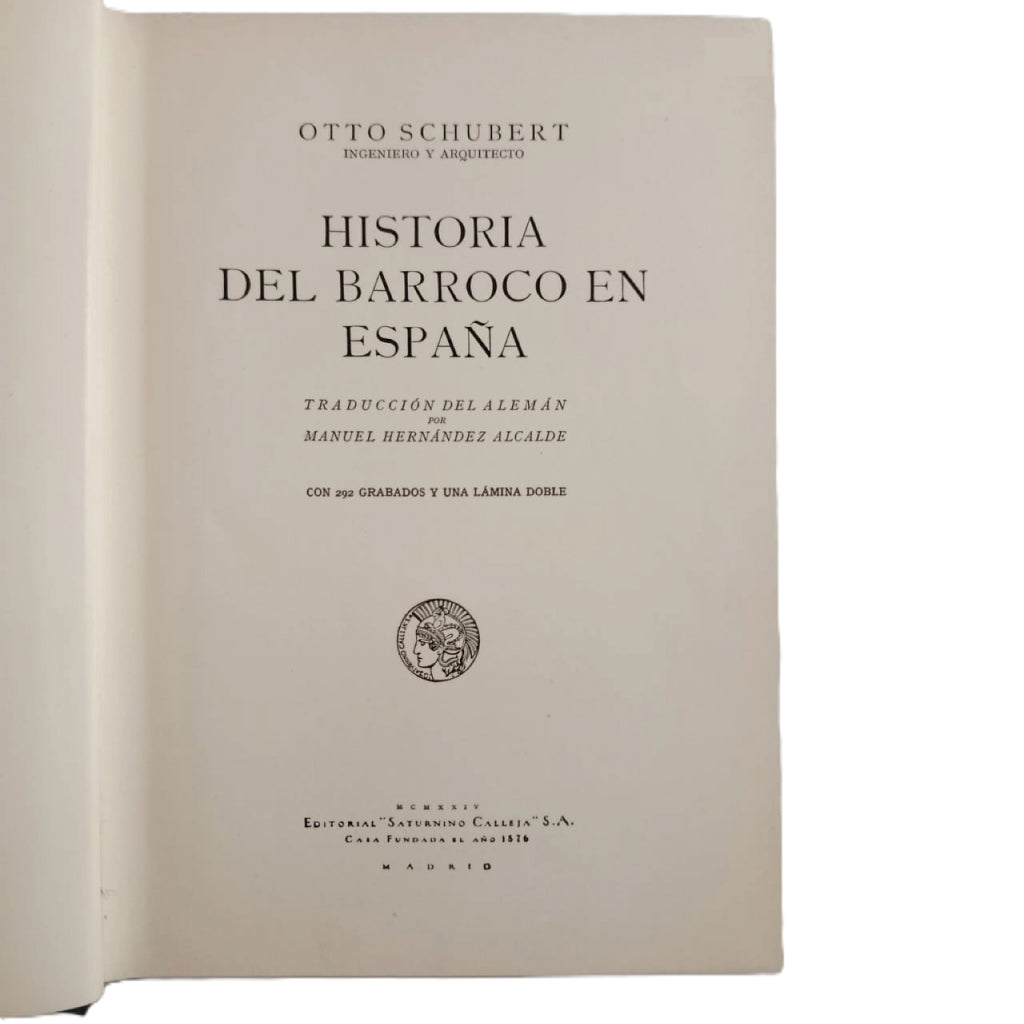 HISTORIA DEL BARROCO EN ESPAÑA - OTTO SCHUBERT