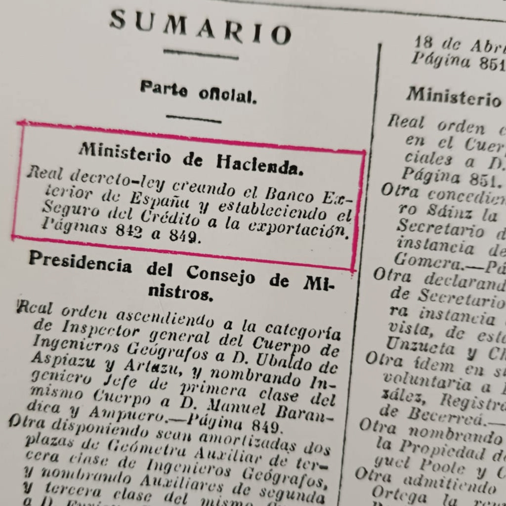 BANCO EXTERIOR DE ESPAÑA (1928-1979) - CARPETA LUJO EDILÁN