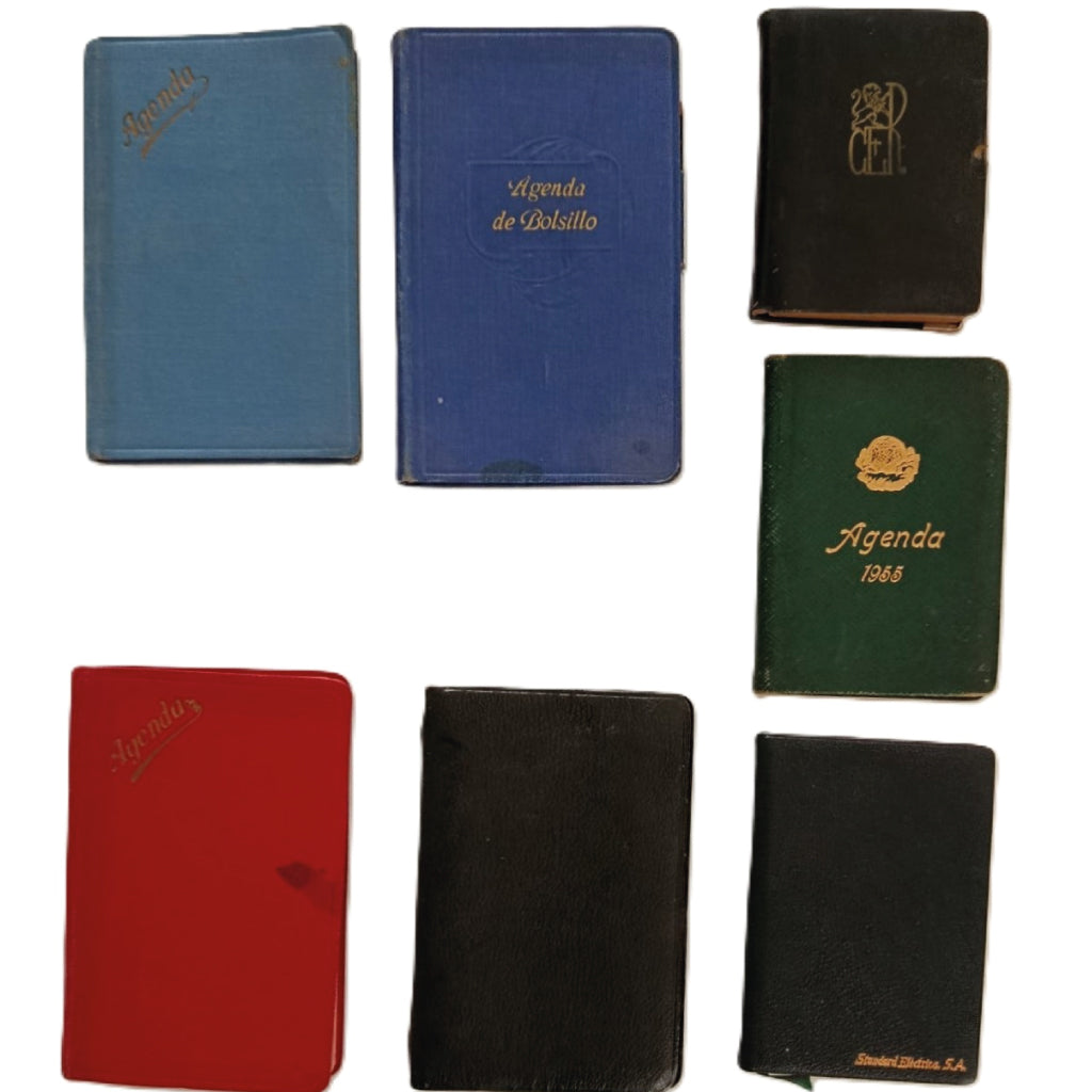 LOTE 7 AGENDAS VINTAGE: PUBLICIDAD Y ADMINISTRACIÓN (1936-1961)