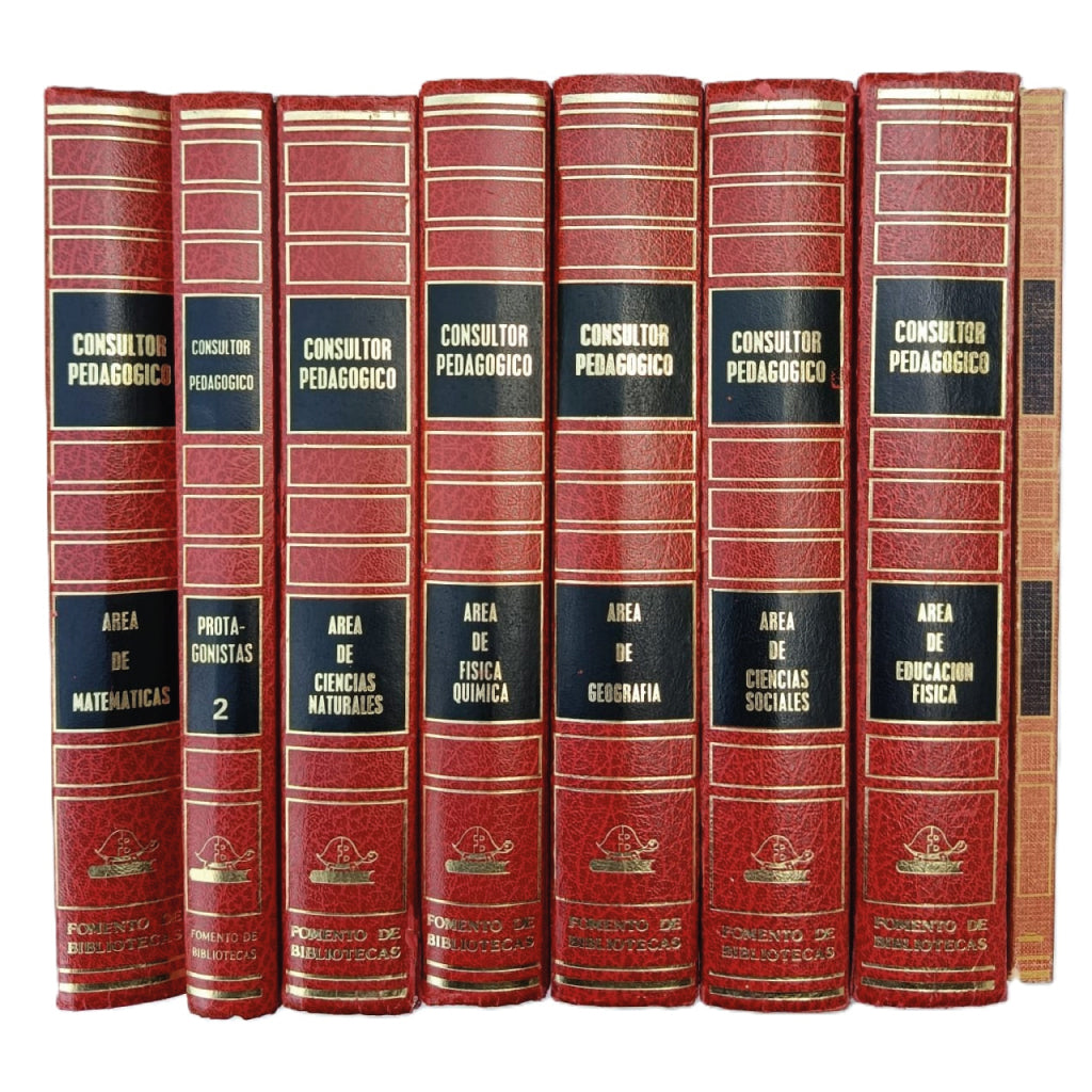 CONSULTOR PEDAGÓGICO (7 TOMOS + PRÁCTICAS DE MATEMÁTICAS). COMPLETO
