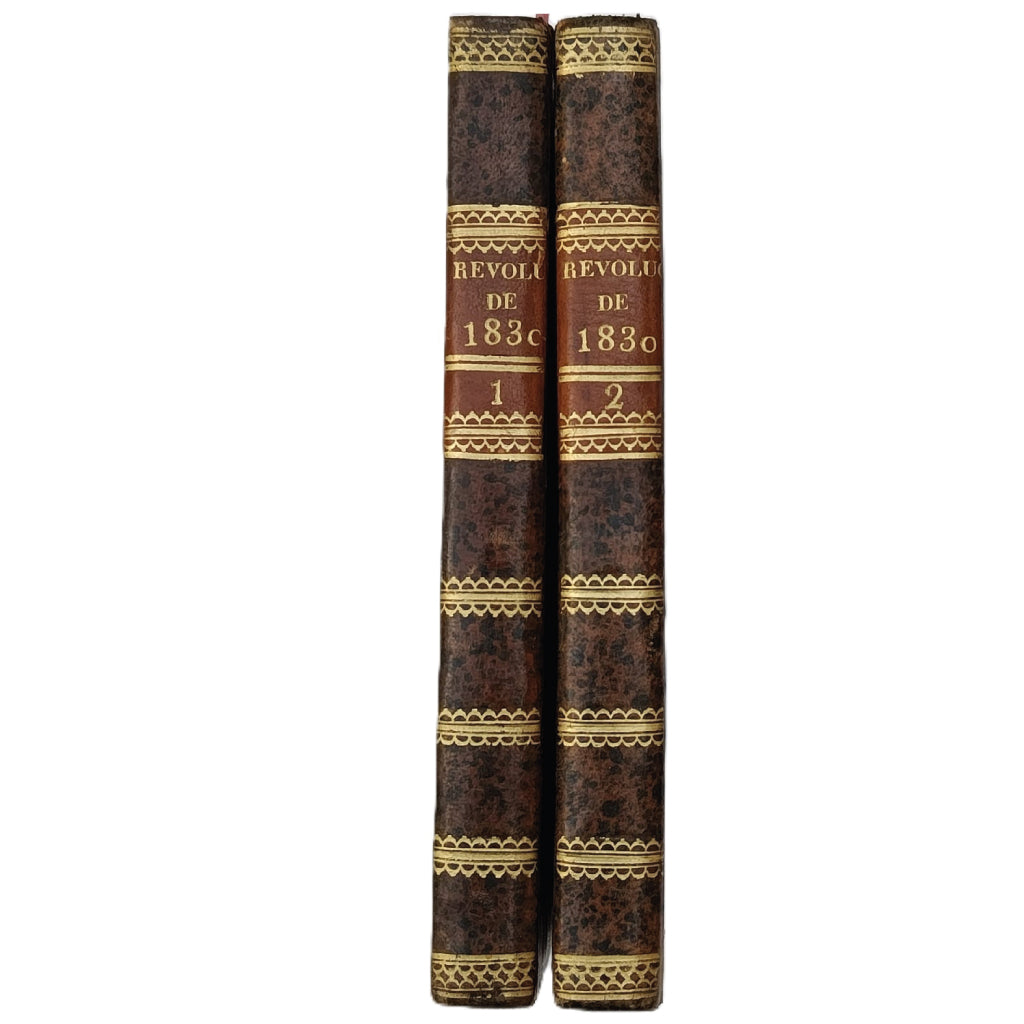 CABET: REVOLUCIÓN FRANCESA DE 1830 Y SITUACIÓN PRESENTE (1839). 2 TOMOS. PRIMERA EDICIÓN ESPAÑOLA
