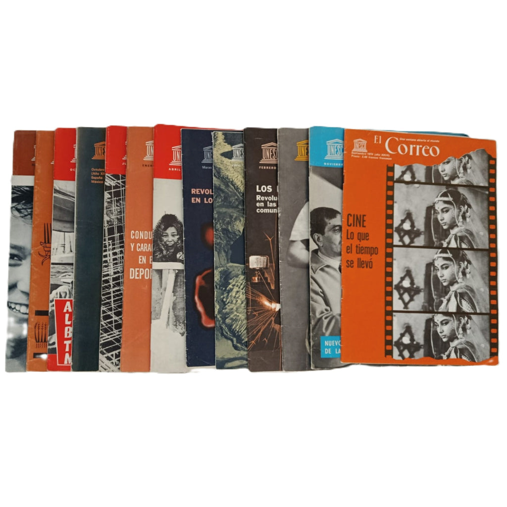 LOTE 13 REVISTAS: EL CORREO DE LA UNESCO. AÑOS 60 Y 74