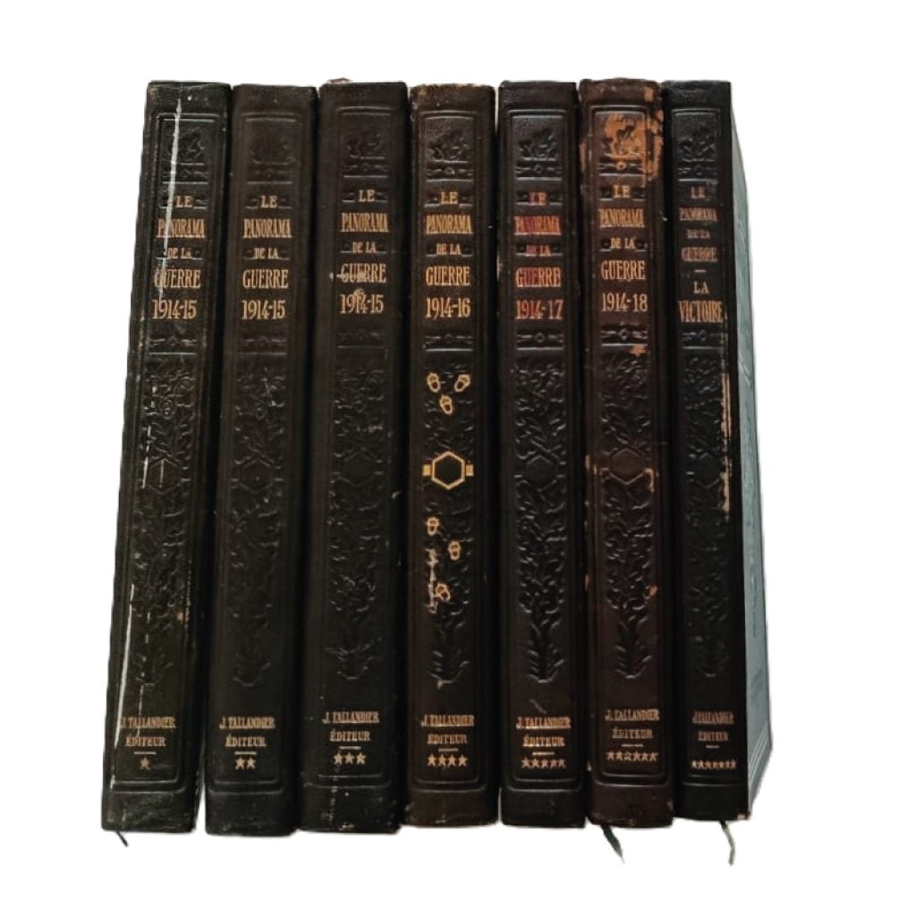 7 TOMOS COMPLETOS: LE PANORAMA DE LA GUERRE (I GUERRA MUNDIAL / LA GRAN GUERRA). TALLANDIER, PARÍS