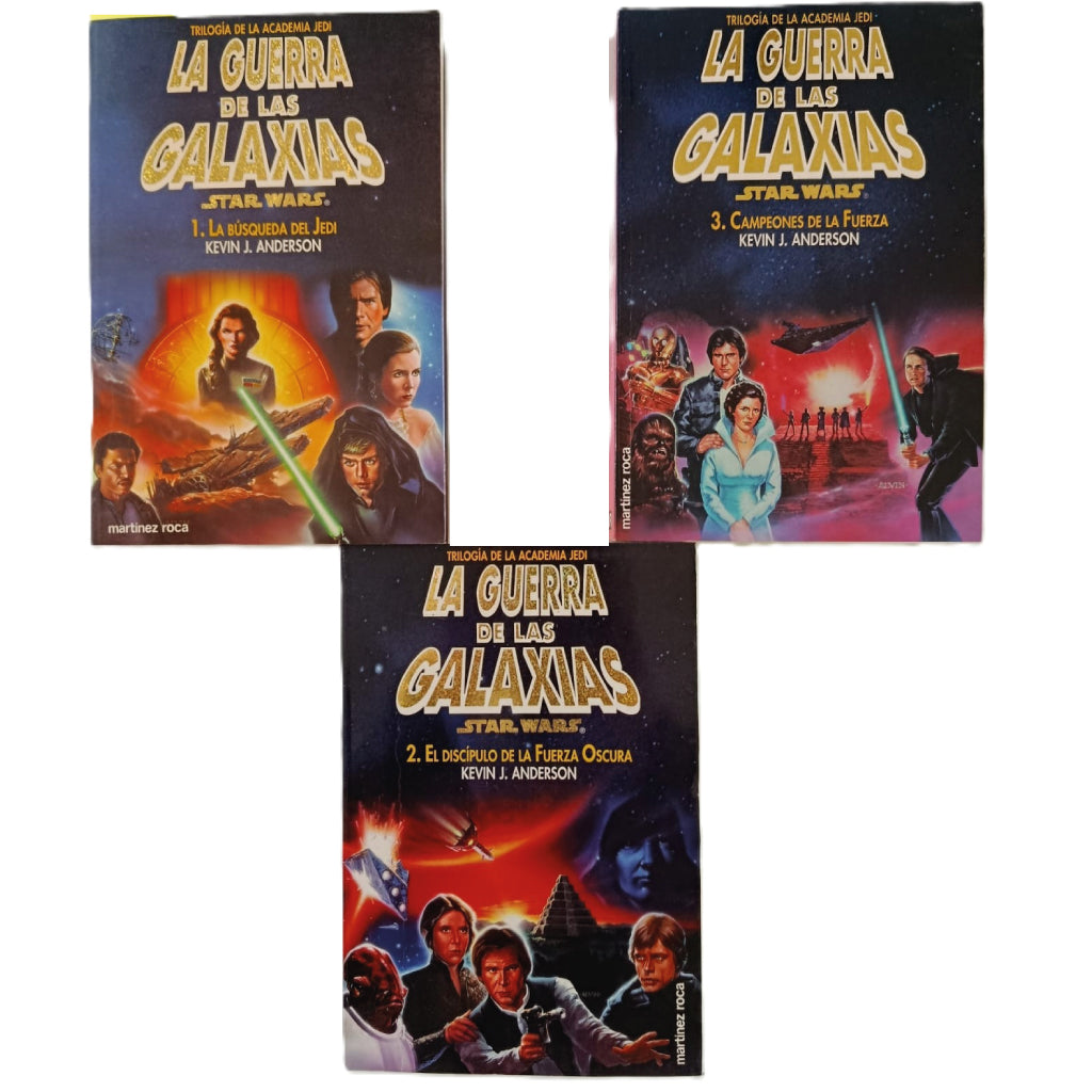 LA GUERRA DE LAS GALAXIAS: TRILOGÍA DE LA ACADEMIA JEDI (COMPLETA 1-3)