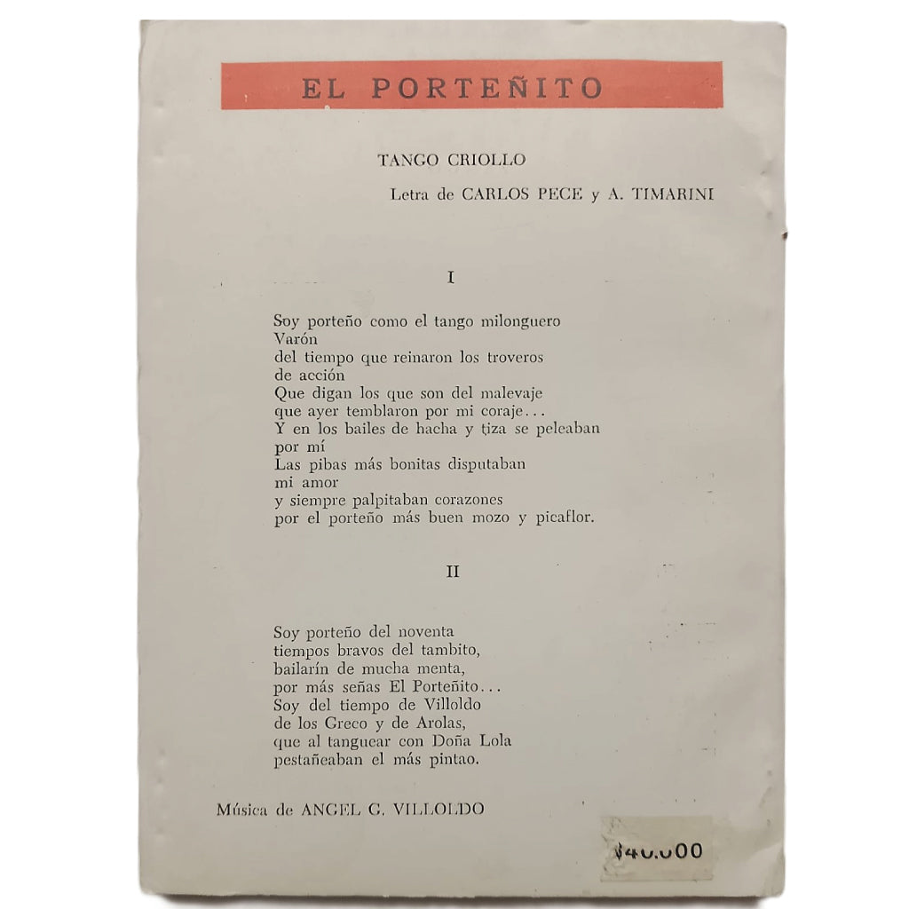 TANGOS INMORTALES. CARIÑOSO HOMENAJE A DON ENRIQUE DISCÉPOLO
