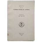 BOLETÍN DE LA ACADEMIA PORTEÑA DEL LUNFARDO. Tomo III- Nº 7. Mayo- Agosto 1972