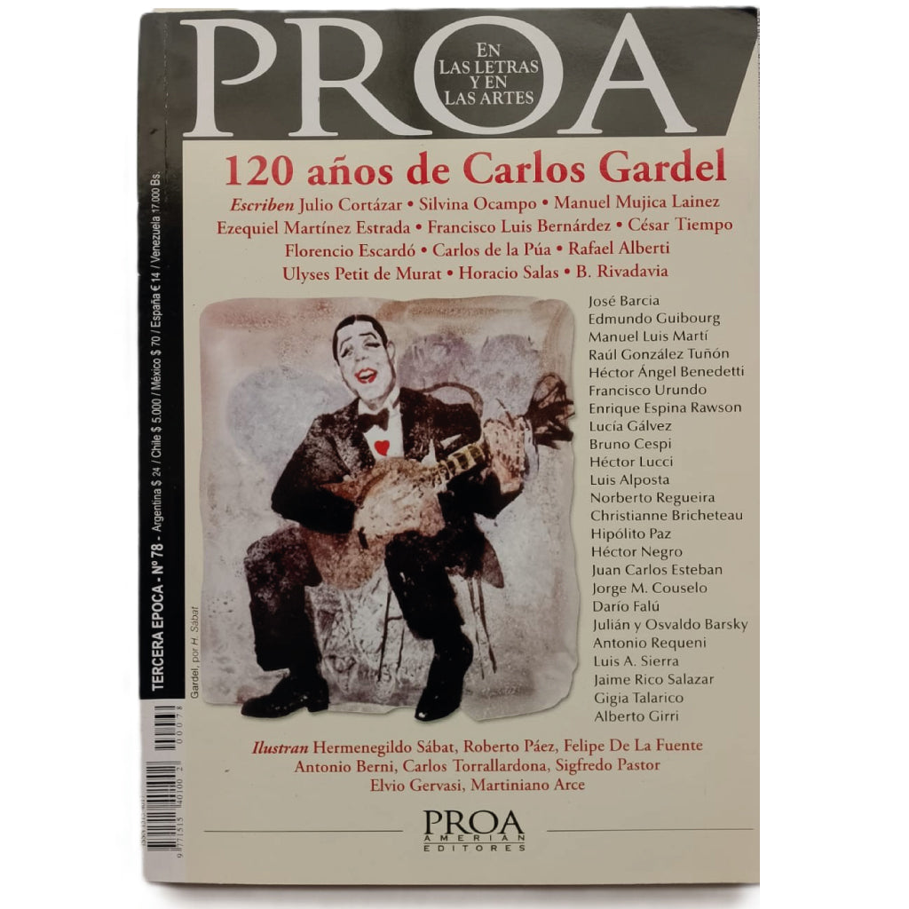 PROA Nº 78: 120 AÑOS DE CARLOS GARDEL