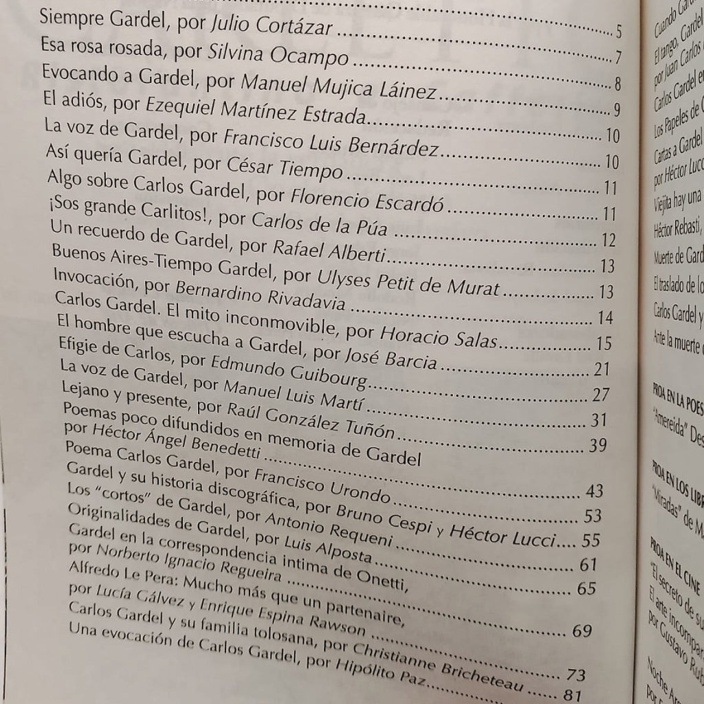 PROA Nº 78: 120 AÑOS DE CARLOS GARDEL