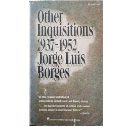 OTHER INQUISITIONS 1937-1952. Borges, Jorge Luis