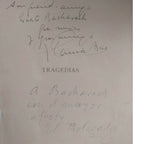 TRAGEDIAS. El héroe, El pozo amarillo, El Rey David, Los fuertes. Camón Aznar, José (Dedicado)