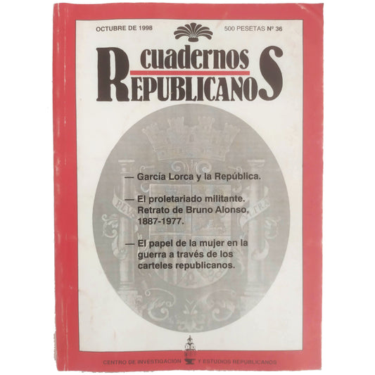 REPUBLICAN NOTEBOOKS Nº 36. Various Authors 