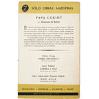 PAPÁ GORIOT. Balzac, Honorato de
