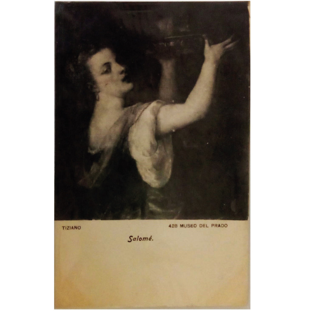 POSTAL TIZIANO, SALOMÉ. 428 MUSEO DEL PRADO