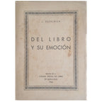 DEL LIBRO Y SU EMOCIÓN. Estelrich, J.
