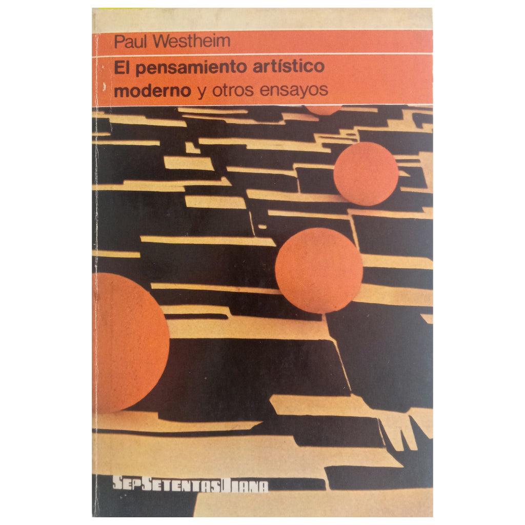 MODERN ARTISTIC THOUGHT AND OTHER ESSAYS. Westheim, Paul