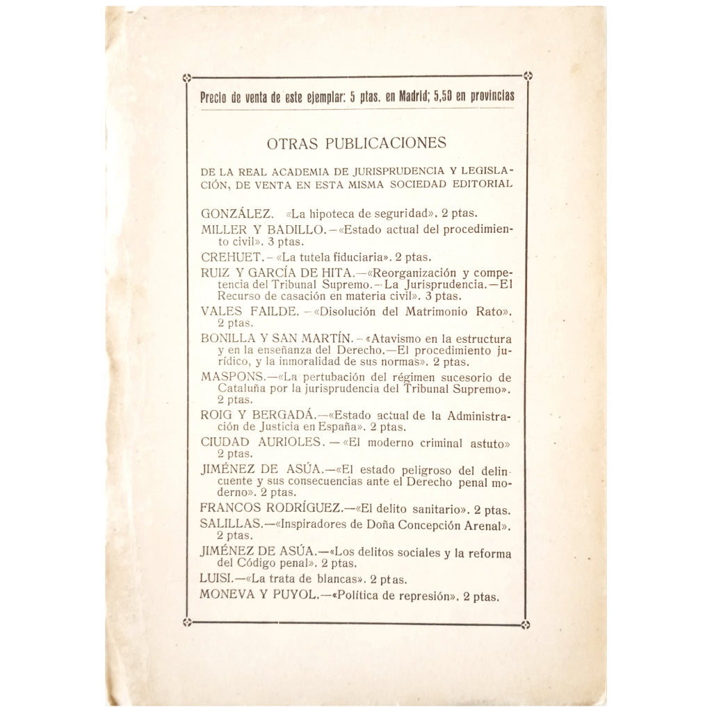 LA JURISPRUDENCIA COMO FUENTE DEL DERECHO. Clemente de Diego, Felipe