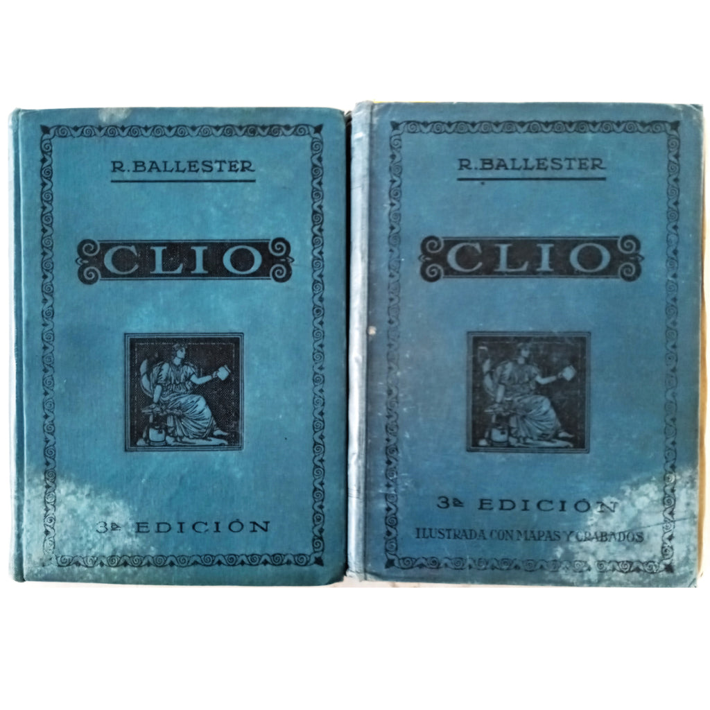 CLIO. INITIATION TO THE STUDY OF HISTORY. Volume I and II. Ballester y Castell, Rafael