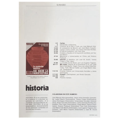 HISTORY 16. YEAR XIII. No. 142- FEB.1988