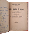 SOBRE LA PENA DE MUERTE. Ellero, Pietro