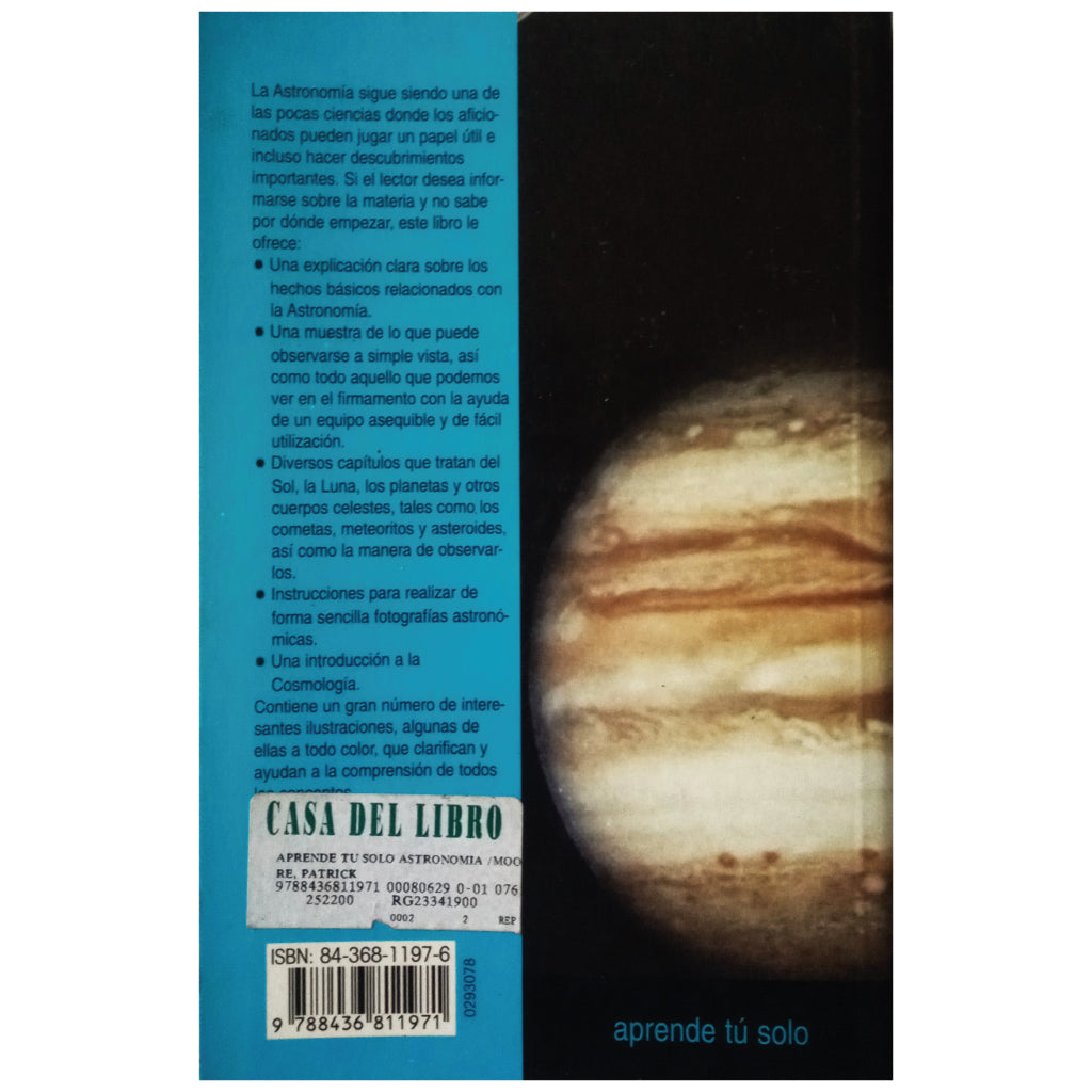 APRENDE TÚ SOLO ASTRONOMÍA. Moore, Patrick