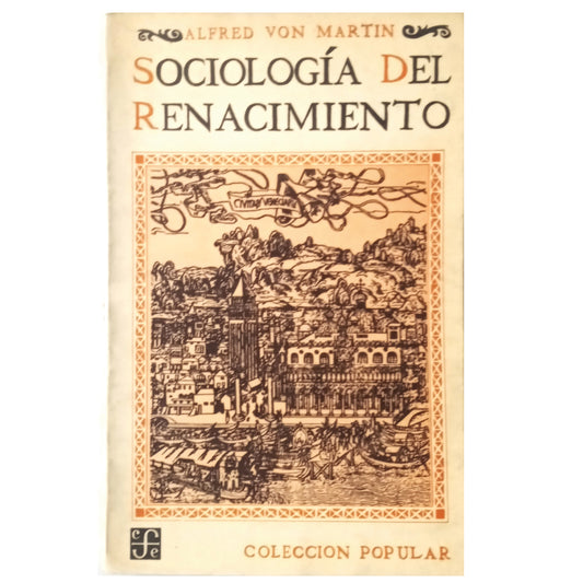 SOCIOLOGÍA DEL RENACIMIENTO. Martin, Alfred von