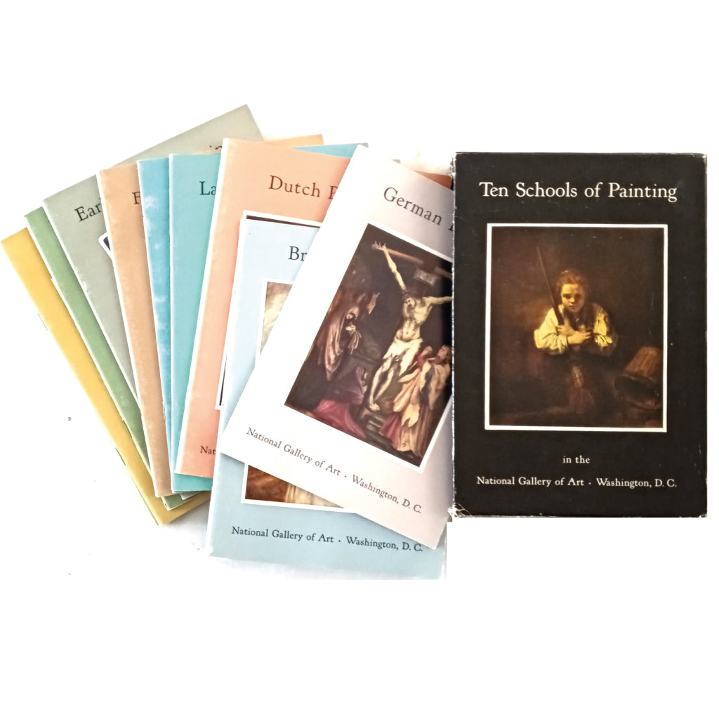 TEN SCHOOLS OF PAINTING in the National Gallery of Art. Washington D.C.
