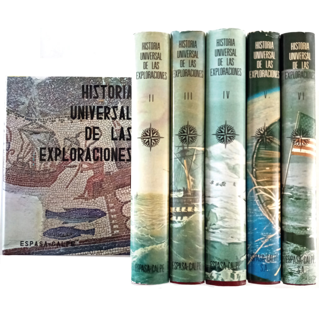 HISTORIA UNIVERSAL DE LAS EXPLORACIONES. Tomo I, II, III, IV, V y VI. Parias, L. H. (Dirección)