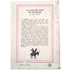 LE CLUB DES CINQ EN VACANCES. Blyton, Enid