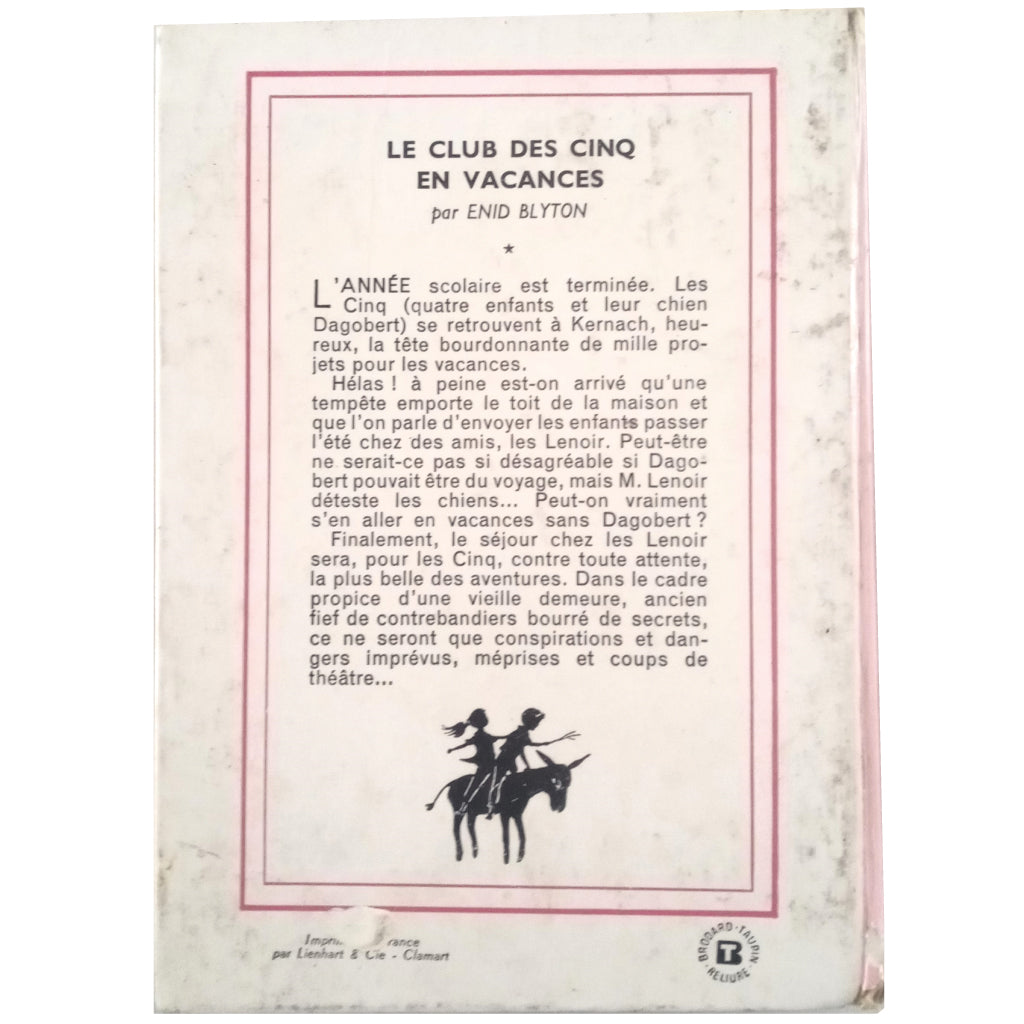 LE CLUB DES CINQ EN VACANCES. Blyton, Enid