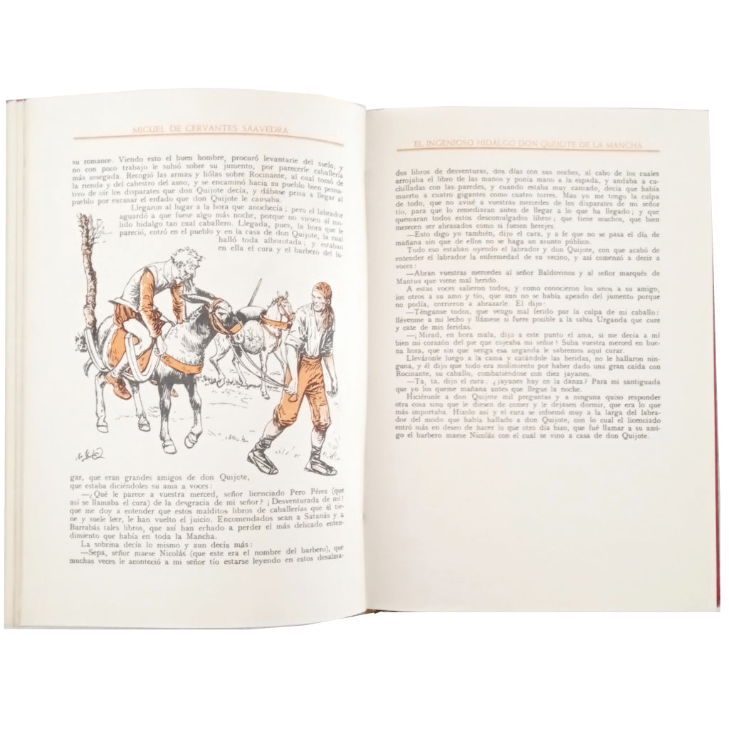 EL INGENIOSO HIDALGO DON QUIJOTE DE LA MANCHA. Cervantes Saavedra, Miguel de