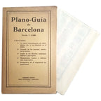 PLANO- GUÍA DE BARCELONA. Escala 1: 12.000