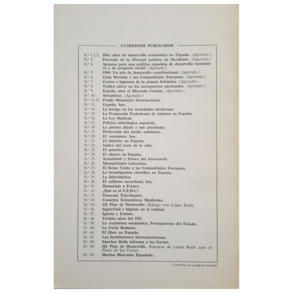 DOCUMENTACIÓN ESPAÑOLA 57: EL INTA (Instituto Nacional de Técnica Aeroespacial)