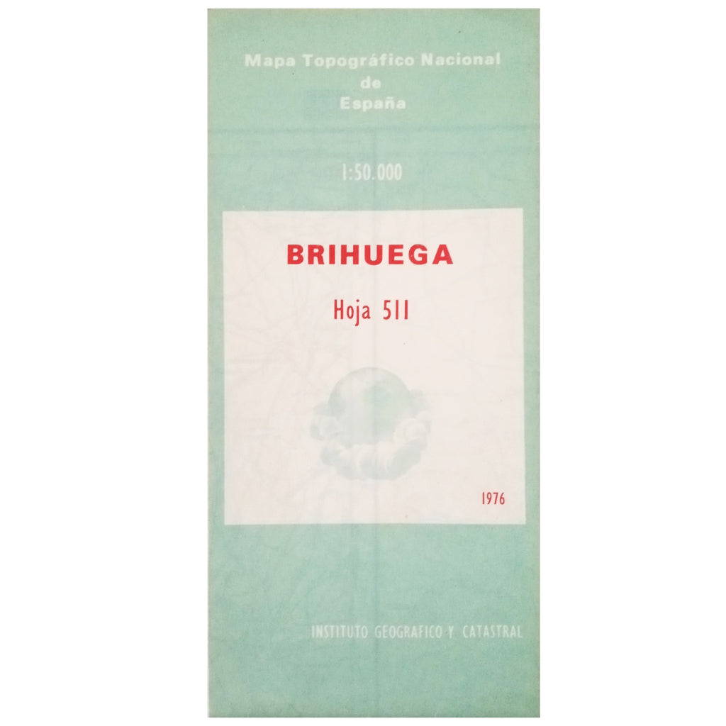 NATIONAL TOPOGRAPHIC MAP OF SPAIN: BRIHUEGA. Sheet 511. Scale 1: 50,000