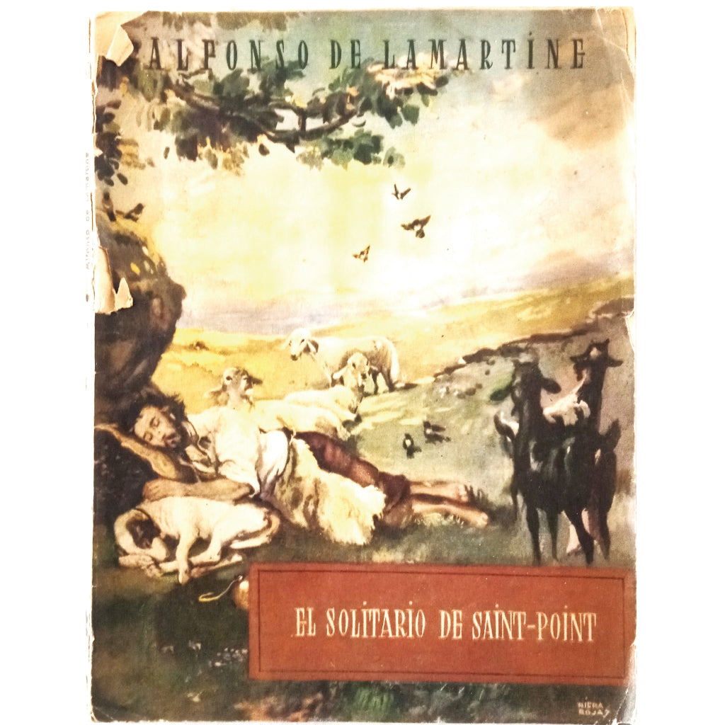 EL SOLITARIO DE SAINT-POINT. Lamartine, Alfonso de