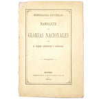 BRANCH OF NATIONAL GLORIES. National Monographs. Campuzano y González, Ramón