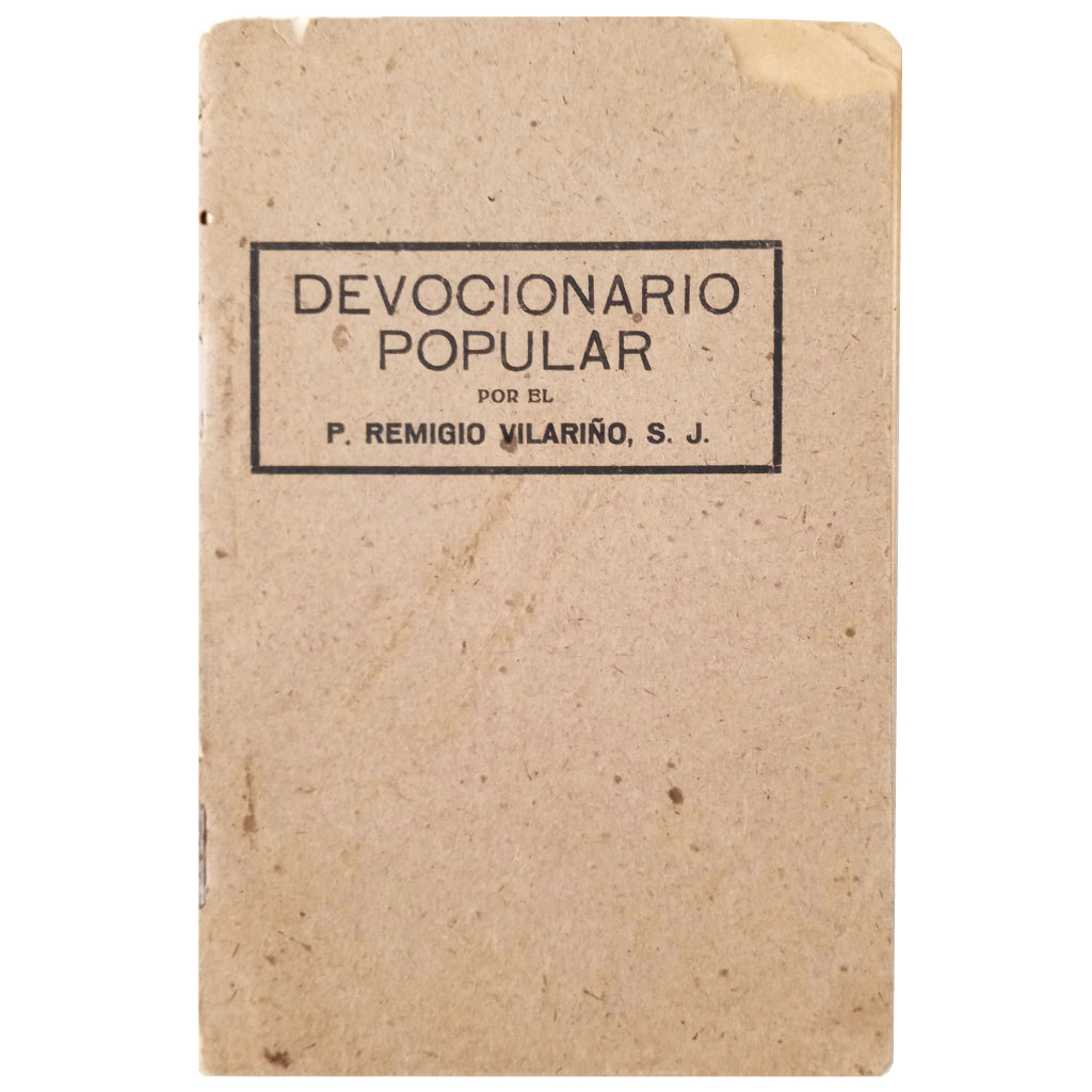 DEVOCIONARIO POPULAR. Vilariño, Remigio