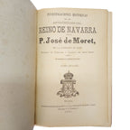 ANALES DEL REINO DE NAVARRA. Tomo VIII: Investigaciones históricas de las antigüedades del Reino de Navarra. Moret, José de