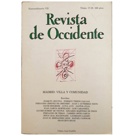 REVISTA DE OCCIDENTE NÚMS. 27-28: MADRID: VILLA Y COMUNIDAD