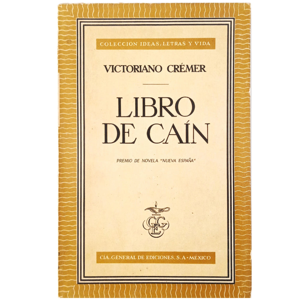 LIBRO DE CAÍN. Cremer, Victoriano