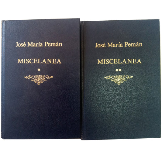 MISCELLANY. Volumes I and II. Pemán, José María