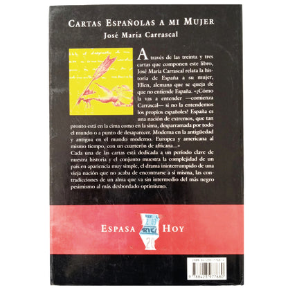 CARTAS ESPAÑOLAS A MI MUJER. Carrascal, José María