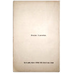 PARLAMENTO Y GOBIERNO (TRES PROYECTOS DE LEY). Ossorio, Ángel (Dedicado)